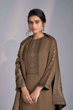 My Fashion Road Omtex Killaura Pure Pashmina Jacquard Suit | 10051 – D