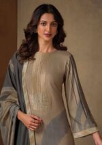 My Fashion Road Omtex Nazrana Digital Printed Pashmina Jacquard Suit | 8431 – D