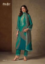 My Fashion Road Omtex Nazrana Digital Printed Pashmina Jacquard Suit | 8431 – C