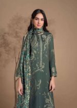 My Fashion Road Omtex Sumaq Fancy Pure Pashmina Jacquard Suit | 8821- B