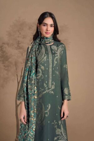 My Fashion Road Omtex Sumaq Fancy Pure Pashmina Jacquard Suit | 8821- B