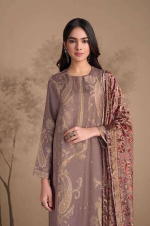 My Fashion Road Omtex Sumaq Fancy Pure Pashmina Jacquard Suit | 8821- A