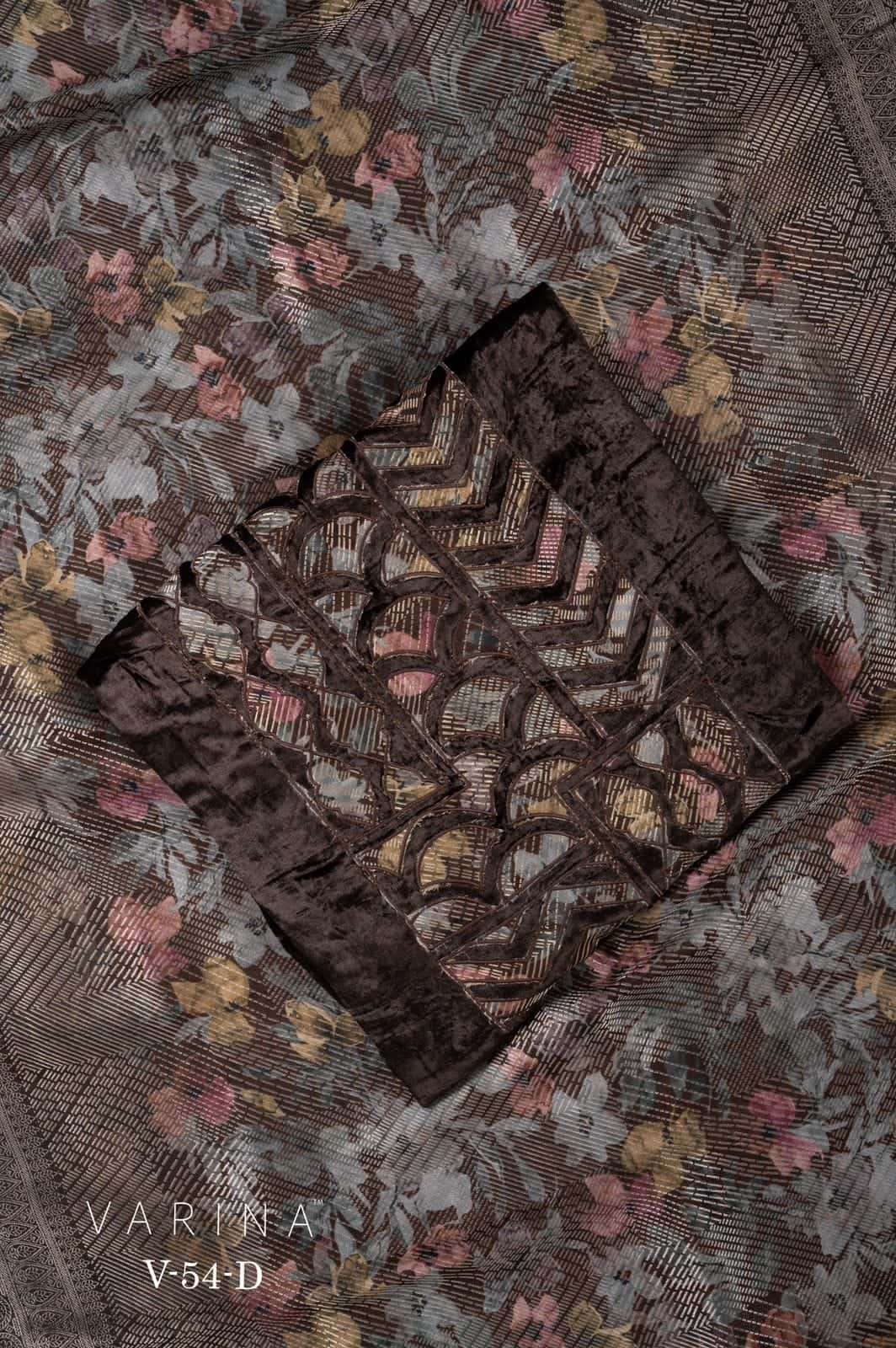 My Fashion Road Omtex Varina V 54 Exclusive Pure Velvet Suit | V54D My Fashion Road Omtex Varina V 54 Exclusive Pure Velvet Suit | V54D