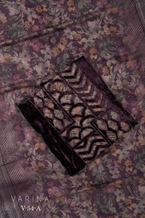 My Fashion Road Omtex Varina V 54 Exclusive Pure Velvet Suit | V54A