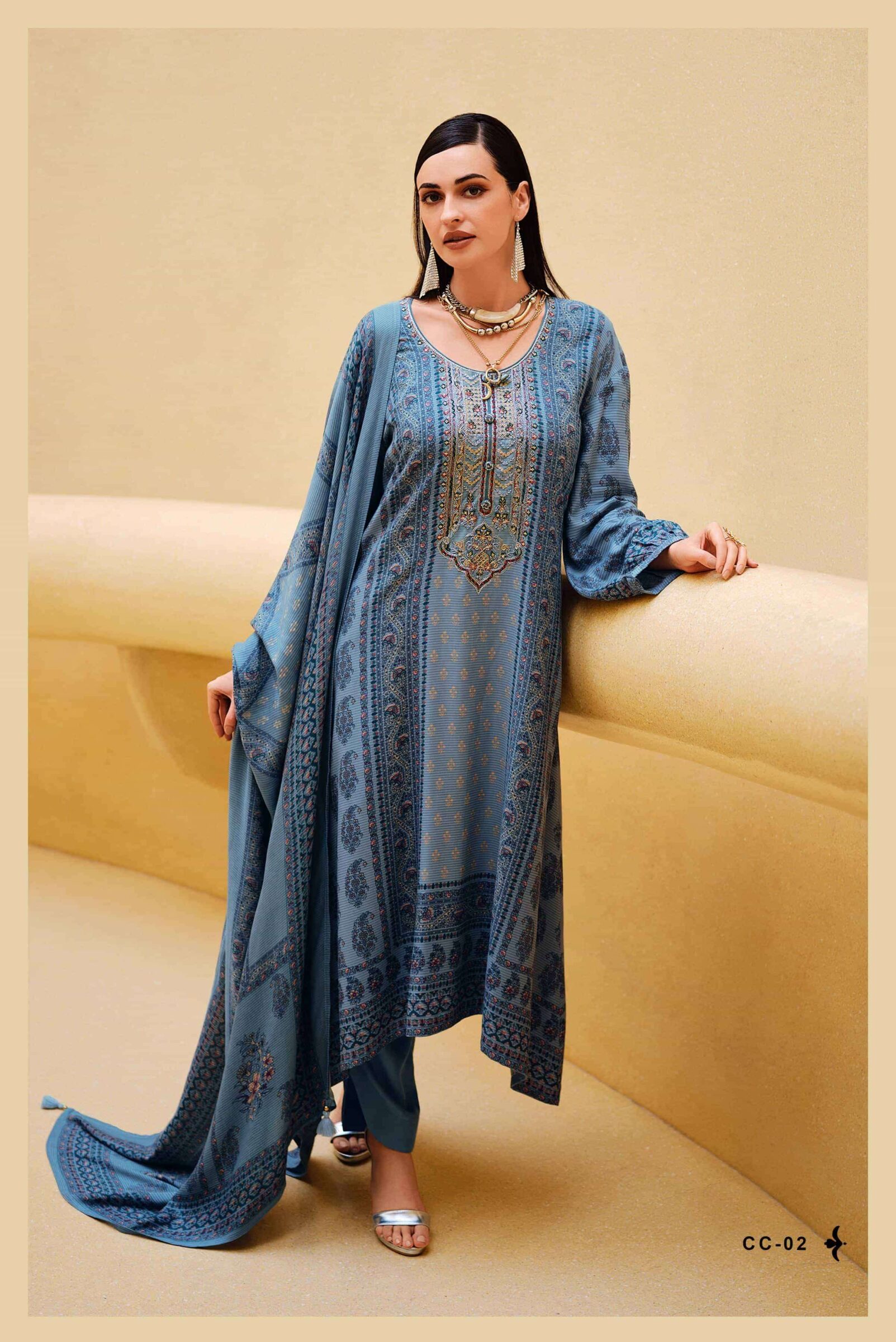 My Fashion Road Varsha Concord Latest Designs Pashmina Suit | CC – 02 My Fashion Road Varsha Concord Latest Designs Pashmina Suit | CC – 02