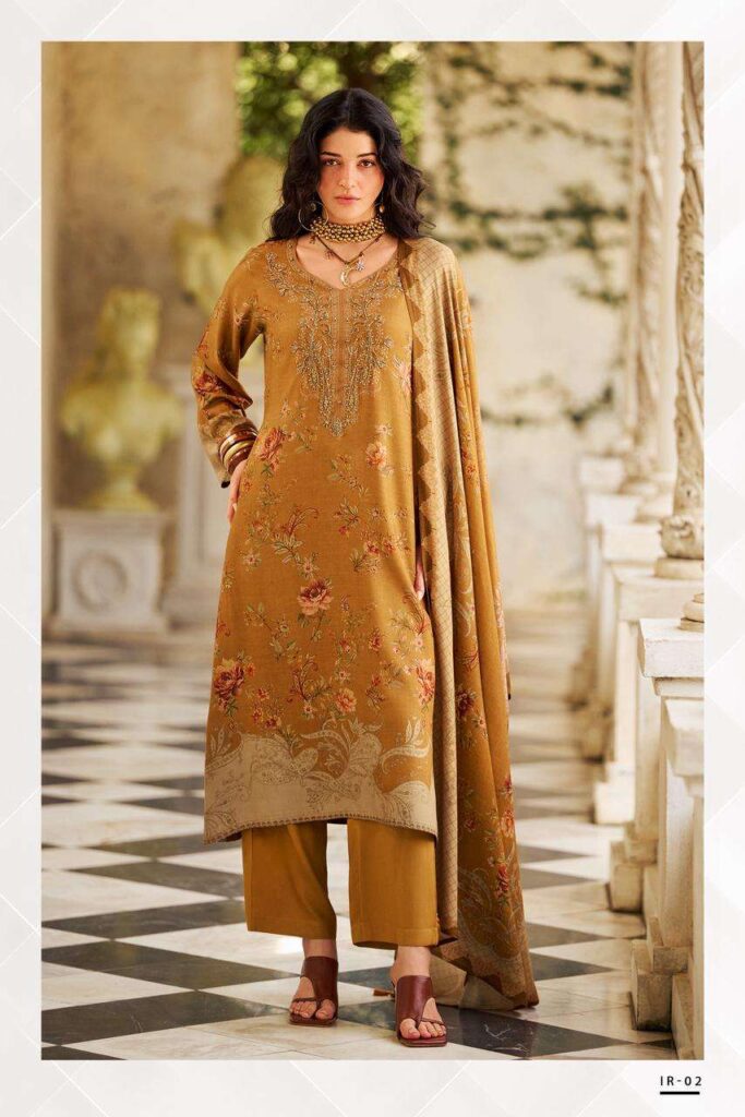 My Fashion Road Varsha Irha Digital Printed Fancy Pashmina Salwar Suit | IR – 02