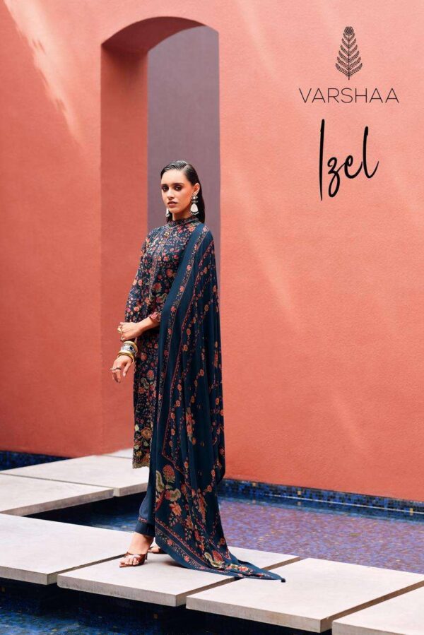 My Fashion Road Varsha Izel Fancy Viscose Pashmina Winter Suit | IZ – 02