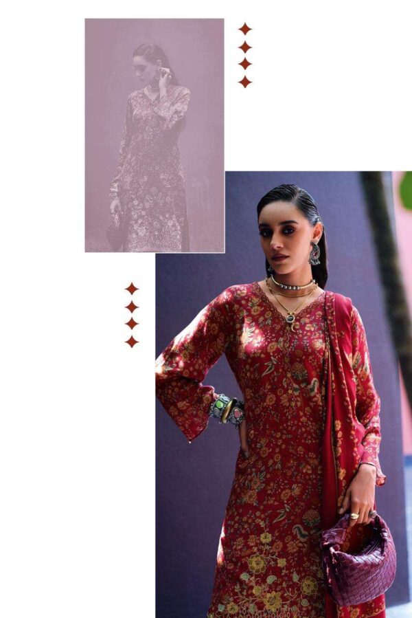 My Fashion Road Varsha Izel Fancy Viscose Pashmina Winter Suit | IZ – 04