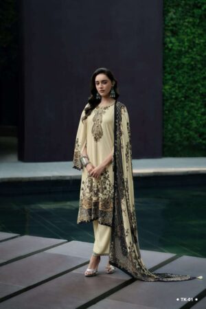 My Fashion Road Varsha Two Of A Kind Vol 5 Exclusive Pashmina Ladies Suit | TK – 01