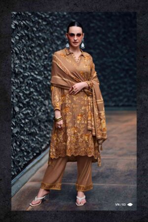 My Fashion Road Varsha Verne Fancy Viscose Pashmina Suit | VN – 03