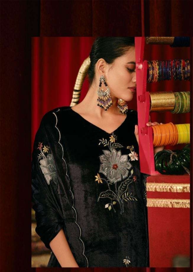 My Fashion Road Jay Vijay Saugat Velvet Partywear Style Velvet Designer Suit | 10603