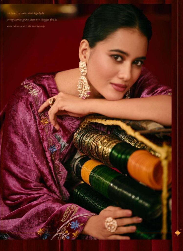 My Fashion Road Jay Vijay Saugat Velvet Partywear Style Velvet Designer Suit | 10601