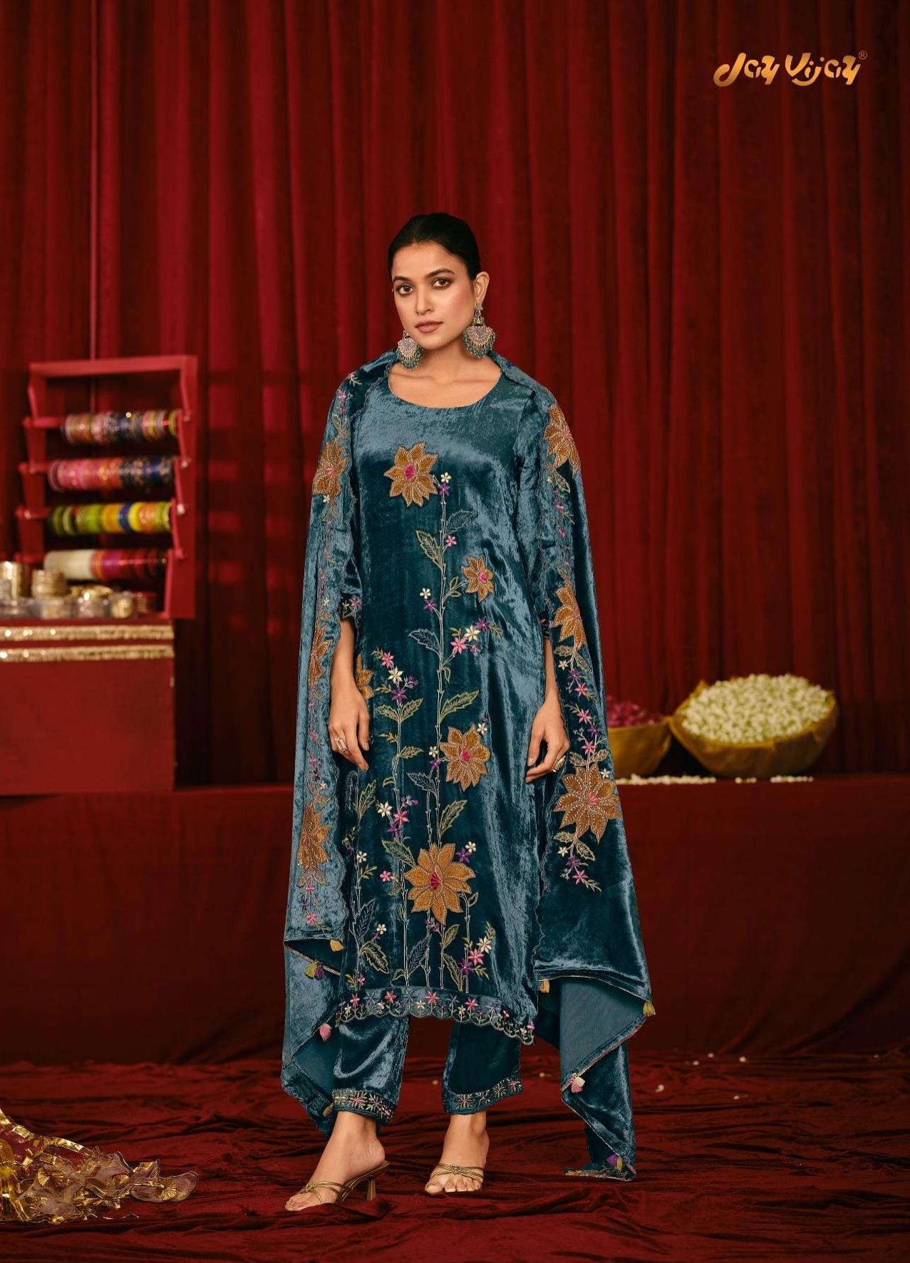 My Fashion Road Jay Vijay Saugat Velvet Partywear Style Velvet Designer Suit | 10605 My Fashion Road Jay Vijay Saugat Velvet Partywear Style Velvet Designer Suit | 10605