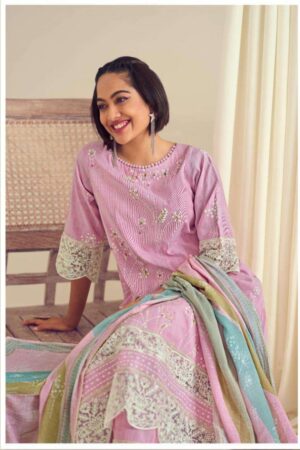 My Fashion Road Jay Vijay Bliss Block Print Cotton Salwar Kameez | 9371