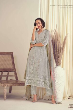 My Fashion Road Jay Vijay Bliss Block Print Cotton Salwar Kameez | 9374