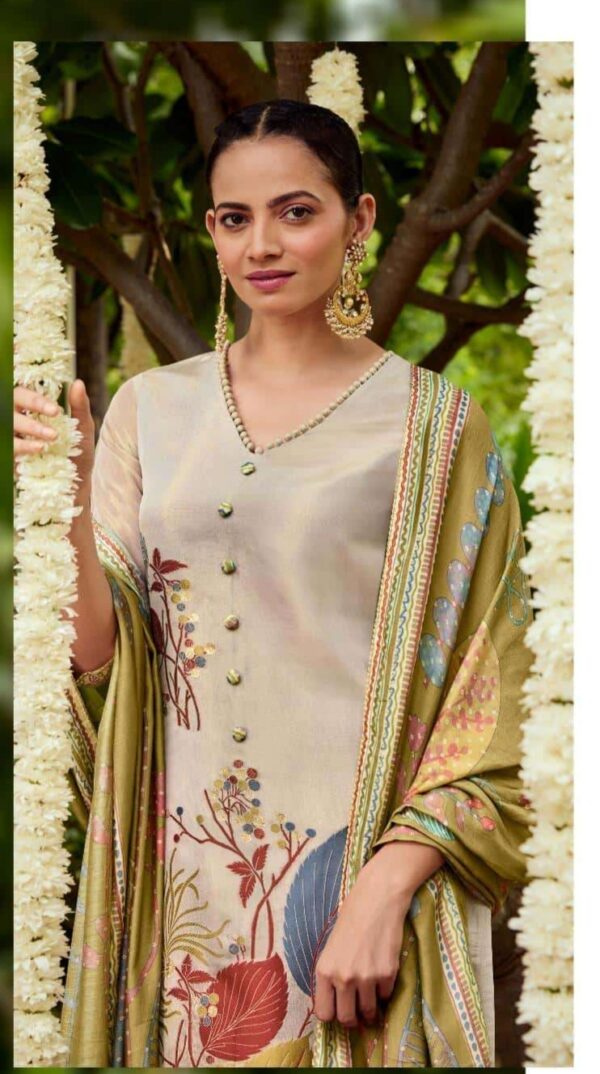 My Fashion Road Jay Vijay Hits Of Gul Mohr Exclusive Jacquard Design Suit | 9521