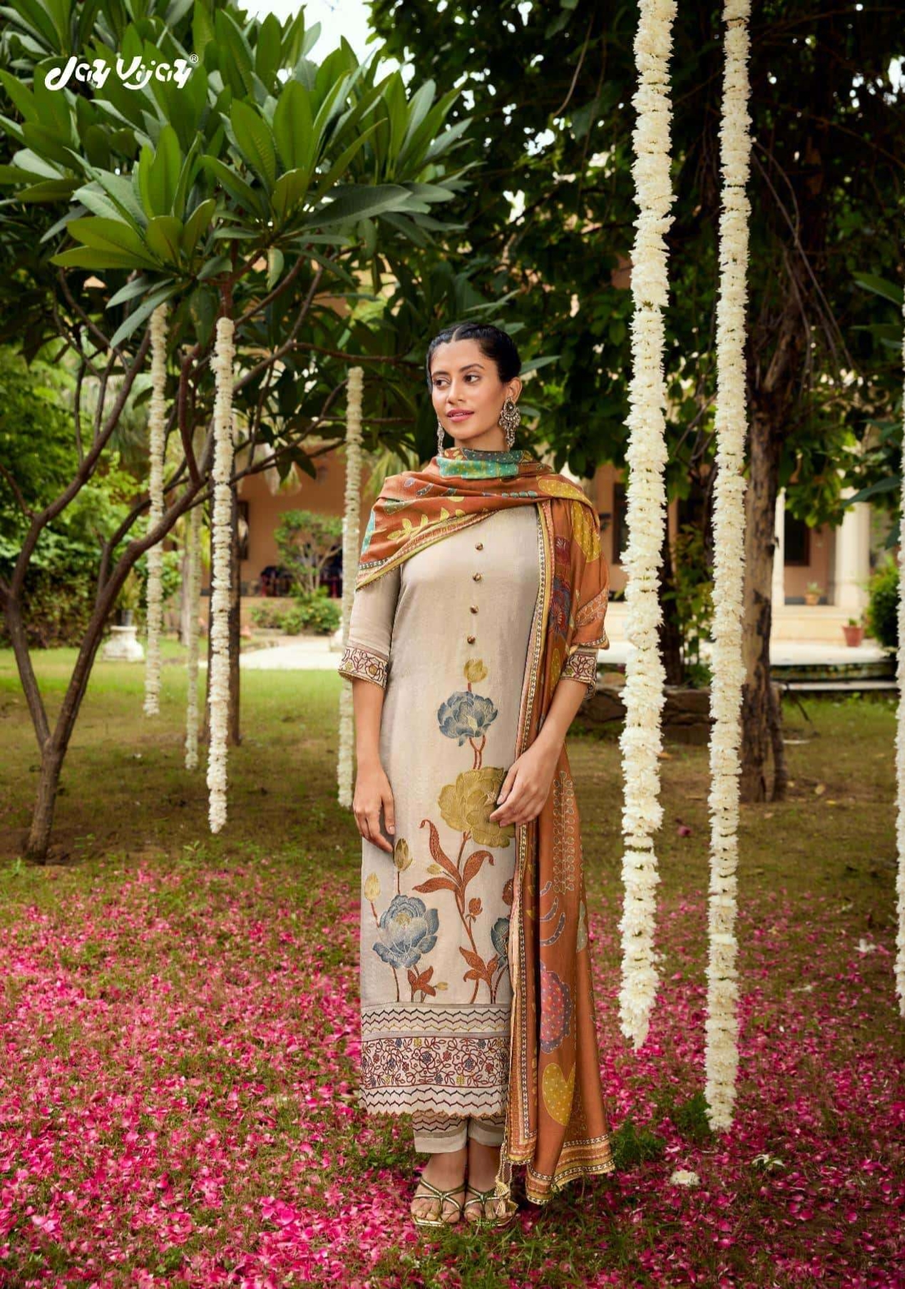 My Fashion Road Jay Vijay Hits Of Gul Mohr Exclusive Jacquard Design Suit | 9522 My Fashion Road Jay Vijay Hits Of Gul Mohr Exclusive Jacquard Design Suit | 9522