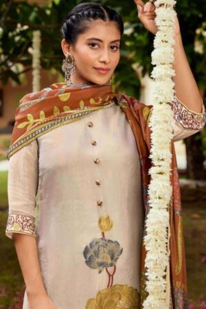 My Fashion Road Jay Vijay Hits Of Gul Mohr Exclusive Jacquard Design Suit | 9522