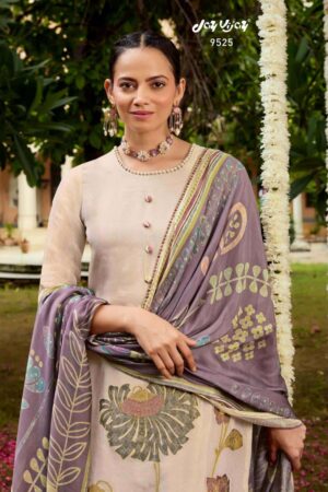 My Fashion Road Jay Vijay Hits Of Gul Mohr Exclusive Jacquard Design Suit | 9525