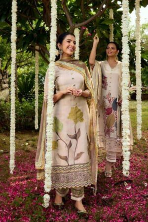 My Fashion Road Jay Vijay Hits Of Gul Mohr Exclusive Jacquard Design Suit | 9526