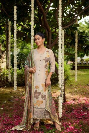 My Fashion Road Jay Vijay Hits Of Gul Mohr Exclusive Jacquard Design Suit | 9524