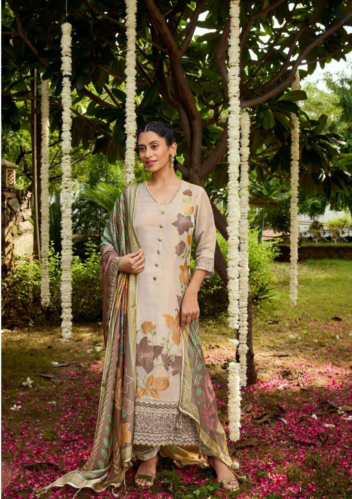 My Fashion Road Jay Vijay Hits Of Gul Mohr Exclusive Jacquard Design Suit | 9524 My Fashion Road Jay Vijay Hits Of Gul Mohr Exclusive Jacquard Design Suit | 9524