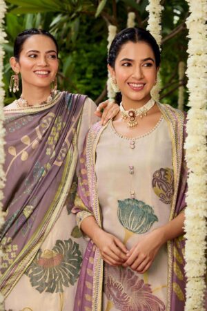 My Fashion Road Jay Vijay Hits Of Gul Mohr Exclusive Jacquard Design Suit | 9523