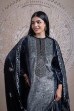 My Fashion Road Naariti Velvet Winter Unstitched Collection Ladies Suit – F