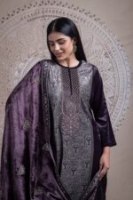 My Fashion Road Naariti Velvet Winter Unstitched Collection Ladies Suit – E