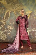 My Fashion Road Naariti Velvet Winter Unstitched Collection Ladies Suit – C