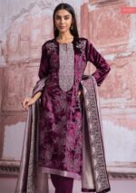 My Fashion Road Naariti Velvet Winter Unstitched Collection Ladies Suit – A