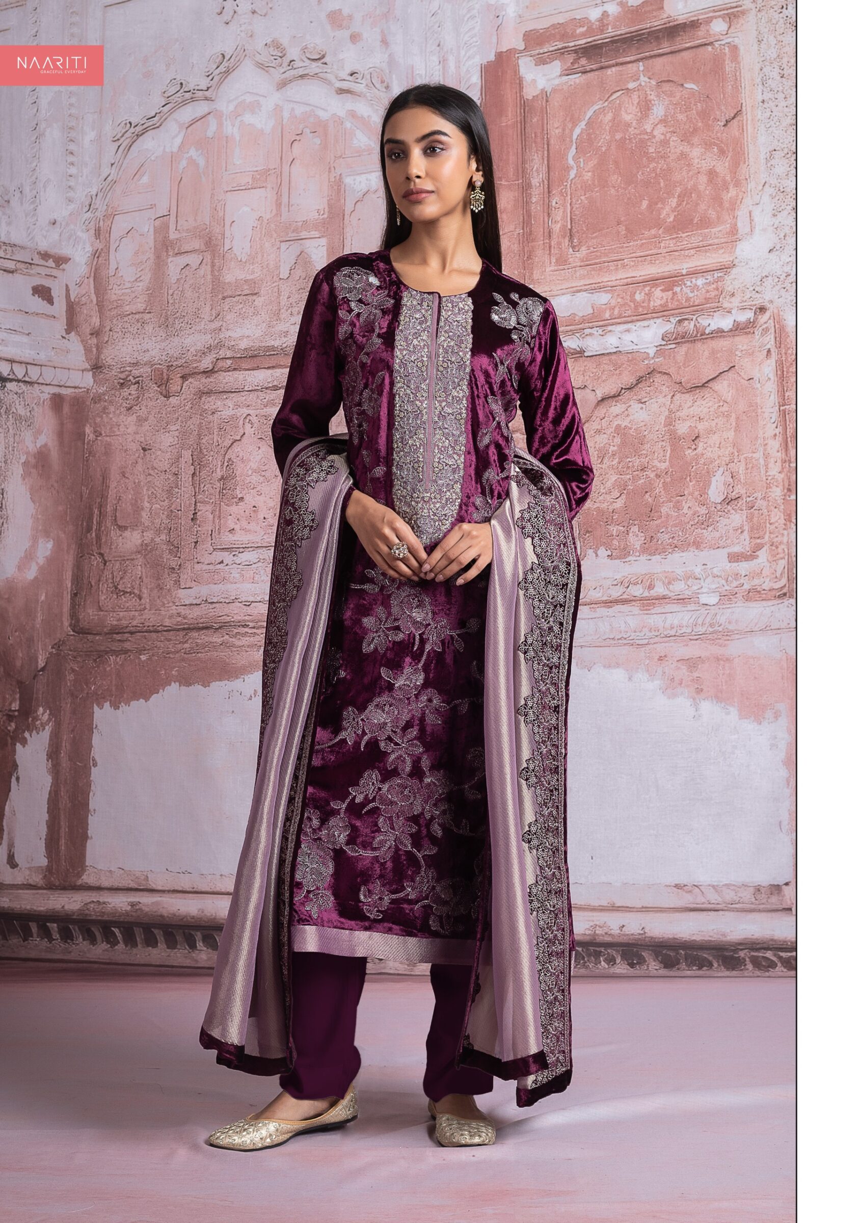 My Fashion Road Naariti Velvet Winter Unstitched Collection Ladies Suit – A My Fashion Road Naariti Velvet Winter Unstitched Collection Ladies Suit – A
