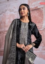 My Fashion Road Naariti Velvet Winter Unstitched Collection Ladies Suit – G