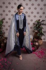 My Fashion Road Naariti Velvet Winter Unstitched Collection Ladies Suit – I