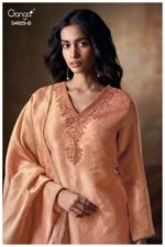 My Fashion Road Ganga Fashion Arelia Pure Bemberg Silk Designer Suit | S4025 – B