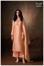 My Fashion Road Ganga Fashion Arelia Pure Bemberg Silk Designer Suit | S4025 – B