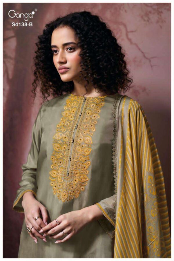 My Fashion Road Ganga Fashion Ashael Premium Designs Ladies Suit | S4138 – B