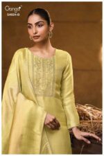 My Fashion Road Ganga Fashion Catalin Partywear Style Pyure Bermberg Silk Latest Suits | S4024 – B