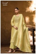 My Fashion Road Ganga Fashion Catalin Partywear Style Pyure Bermberg Silk Latest Suits | S4024 – B