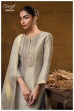 My Fashion Road Ganga Fashion Catalin Partywear Style Pyure Bermberg Silk Latest Suits | S4024 – A