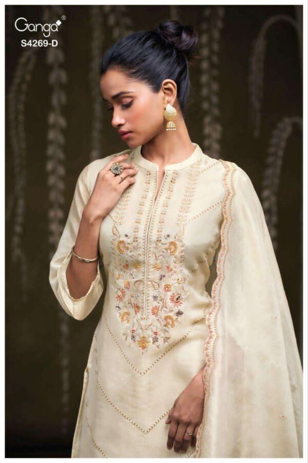 My Fashion Road Ganga Fashion Cazra Premium Designs Ladies Suit | S4269 – D