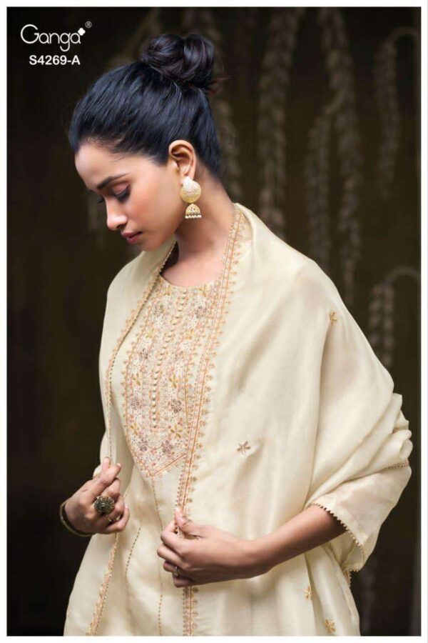 My Fashion Road Ganga Fashion Cazra Premium Designs Ladies Suit | S4269 – A