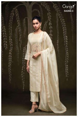 My Fashion Road Ganga Fashion Cazra Premium Designs Ladies Suit | S4269 – C