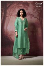 My Fashion Road Ganga Fashion Deyana Designer Russian Silk Latest Suit | S4198 – C