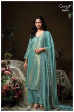 My Fashion Road Ganga Fashion Hridya Pure Bemberg Silk Partywear Suit | S4274