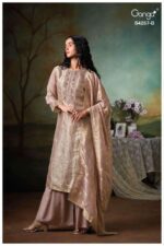 My Fashion Road Ganga Fashion Ivrya Pure Bemberg Silk Ladies Suit | S4267 – B