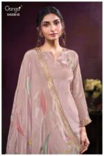 My Fashion Road Ganga Fashion Lynara Fancy Silk Designer Ladies Suit | S4330 – B