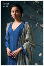 My Fashion Road Ganga Fashion Nayra Pure Russian Silk Latest Suit | S4212 – B