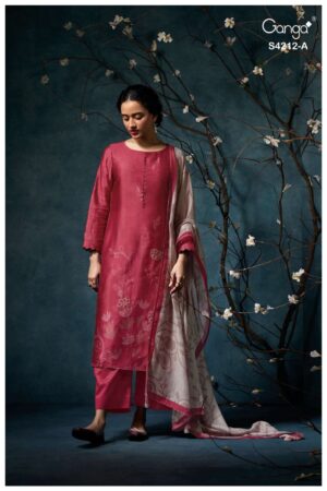 My Fashion Road Ganga Fashion Nayra Pure Russian Silk Latest Suit | S4212 – A