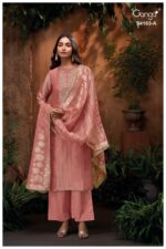My Fashion Road Ganga Fashion Seren Pure Bemberg Silk Designer Suit | S4163 – A